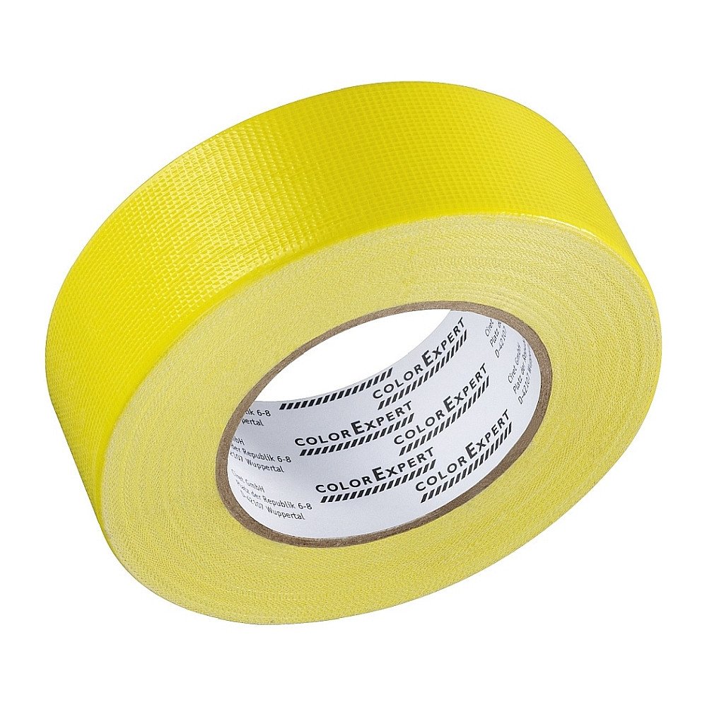Páska fasádní Color Expert 44mm/50m, UV 14, kaučuk, T 45 °C, žlutá