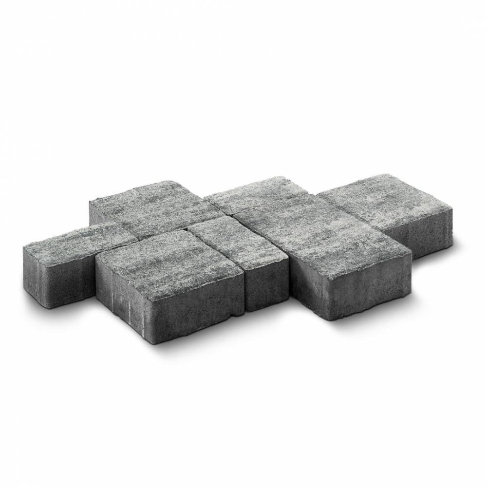 Dlažba betonová CS-BETON HISTORI 80 mm skladba colormix noarblanc