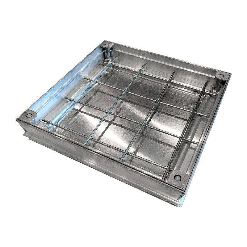 Poklop zadlažďovací MEA Deck AL 800×800×75 mm hliníkový pochozí