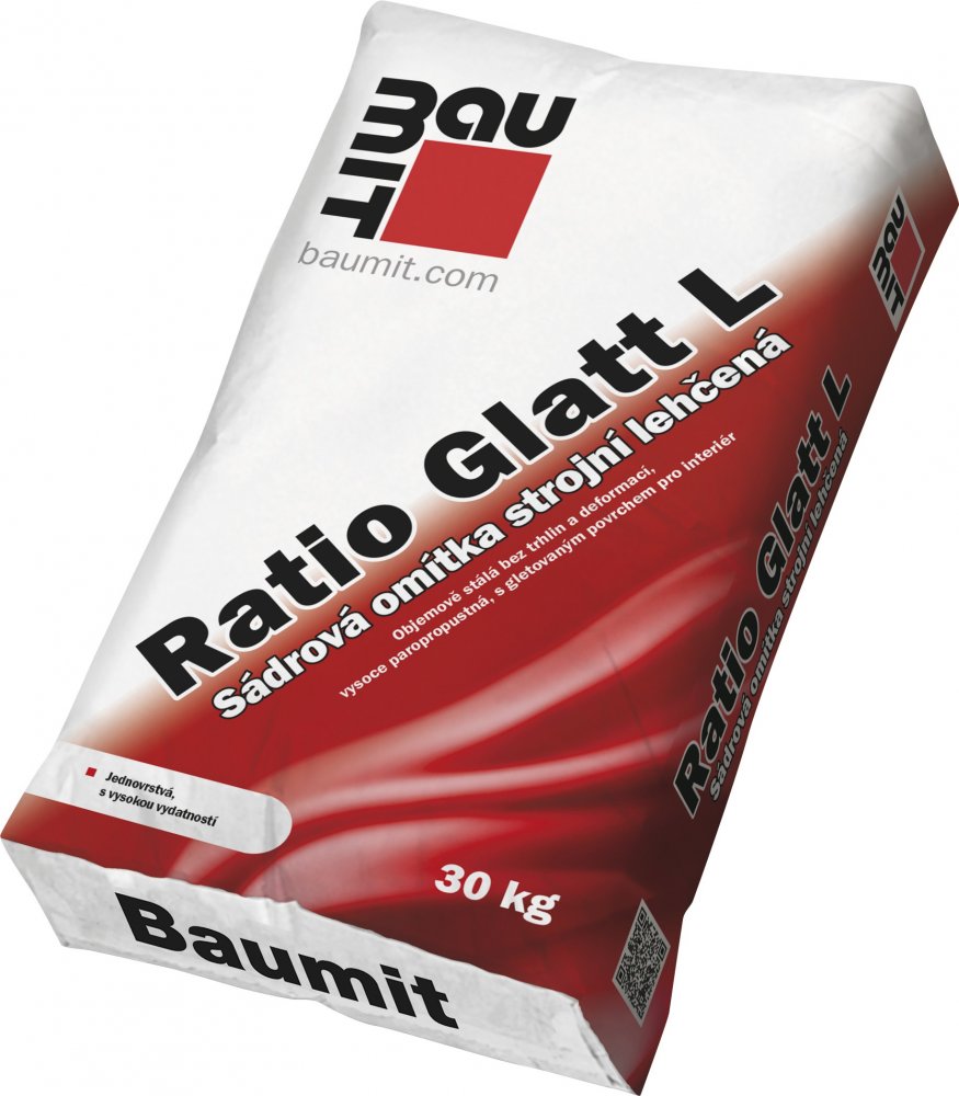Omítka sádrová Baumit Ratio Glatt L 30 kg