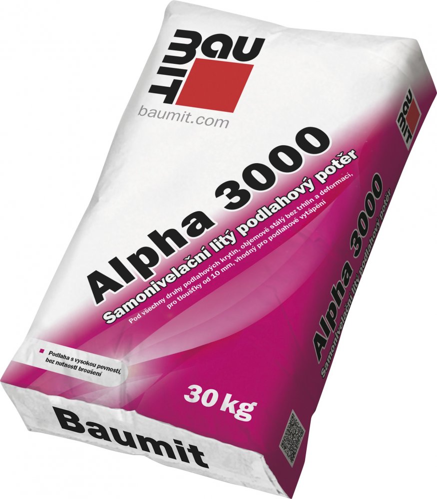 Potěr samonivelační Baumit Alpha 3000 30 kg