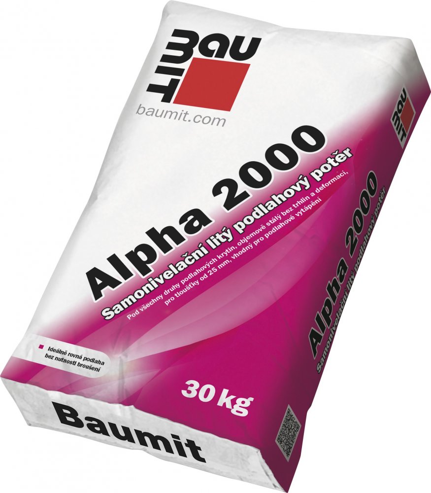 Potěr samonivelační Baumit Alpha 2000 30 kg