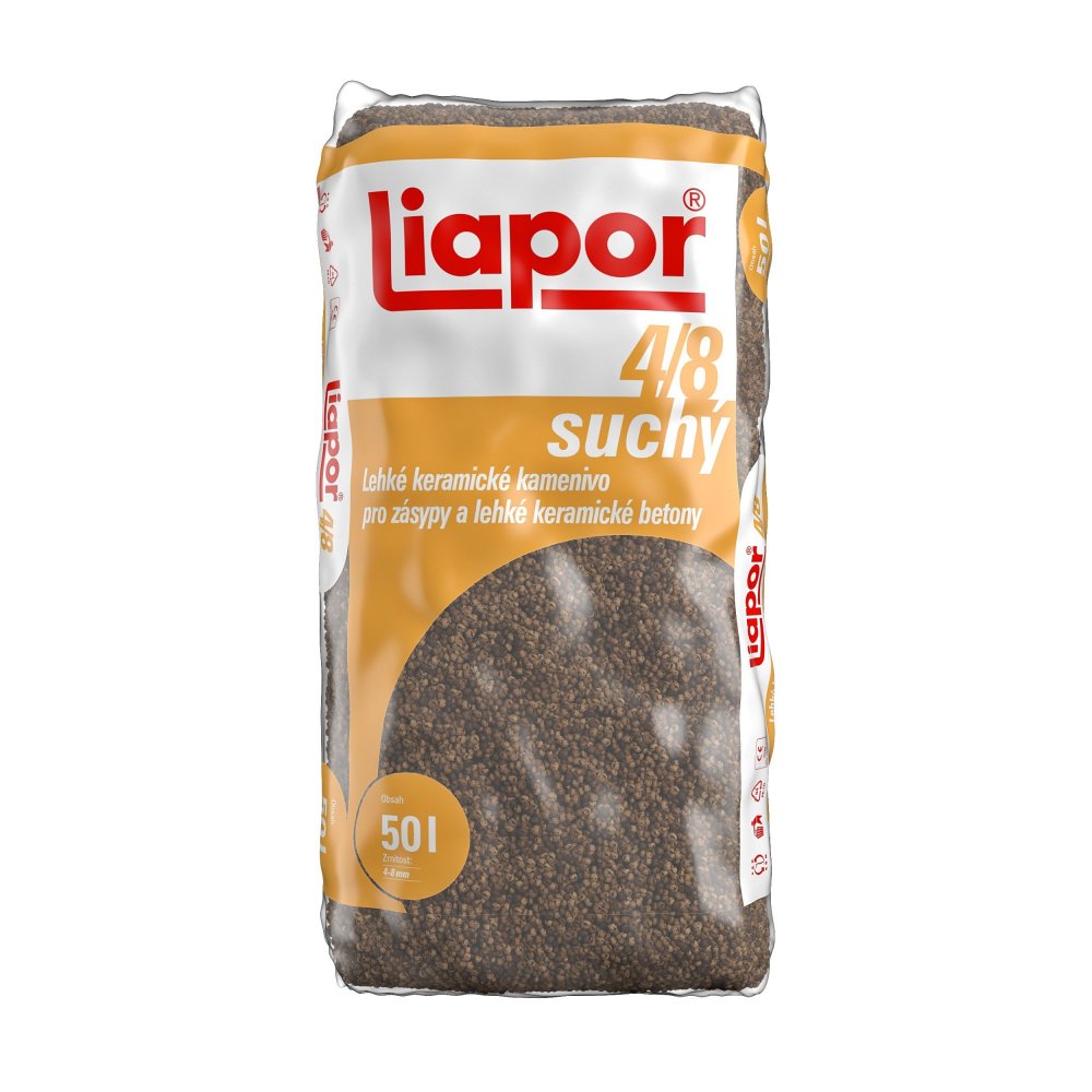 Kamenivo keramické (keramzit) Liapor 4-8 mm 50 l