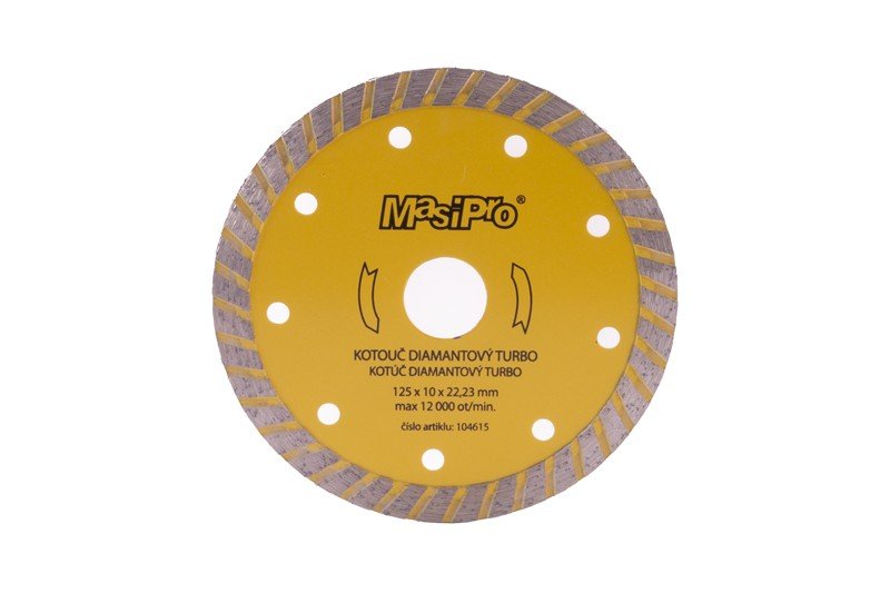 Kotouč diamant.turbo 125 mm
