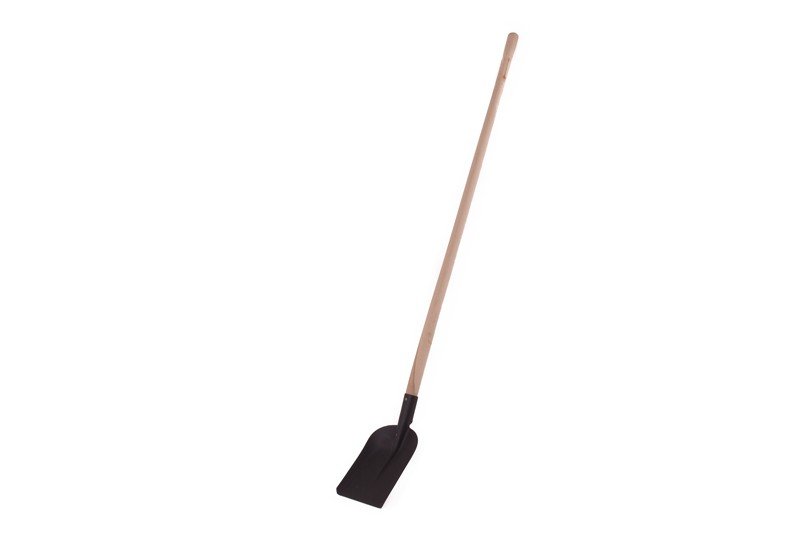 Lopata výkopová černá s násadou