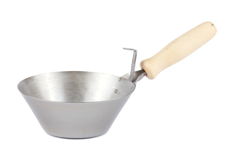 Naběračka OCEL 21 cm/dř.rukojeť