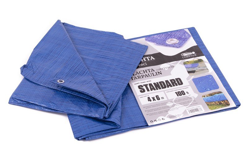 Plachta standard MODRÁ 4x6 m