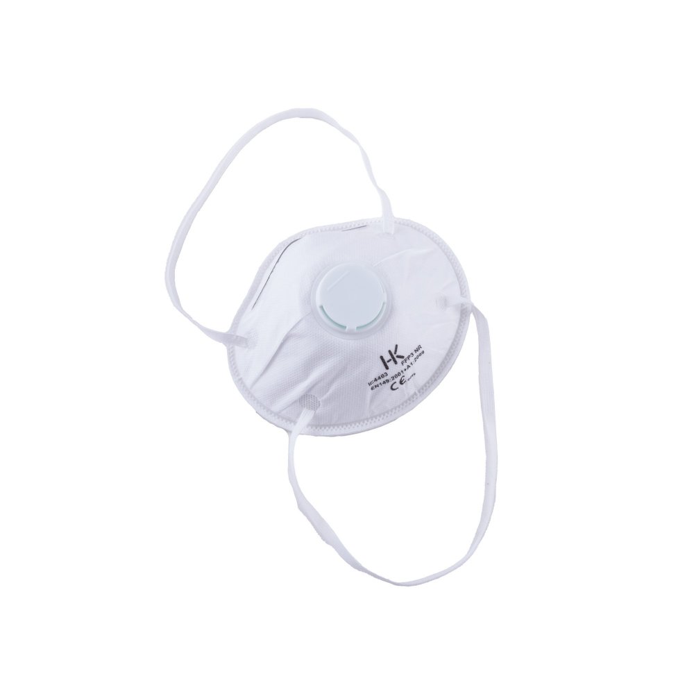 Respirátor FFP3, ventilek, bílý, typ IC4403