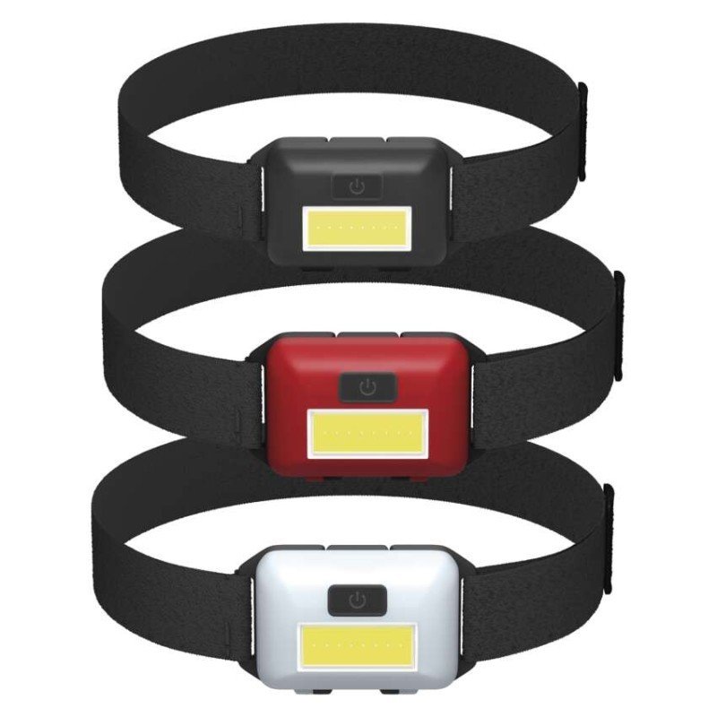 Svítilna čelová (čelovka) EMOS COB LED 110 lm - 12ks