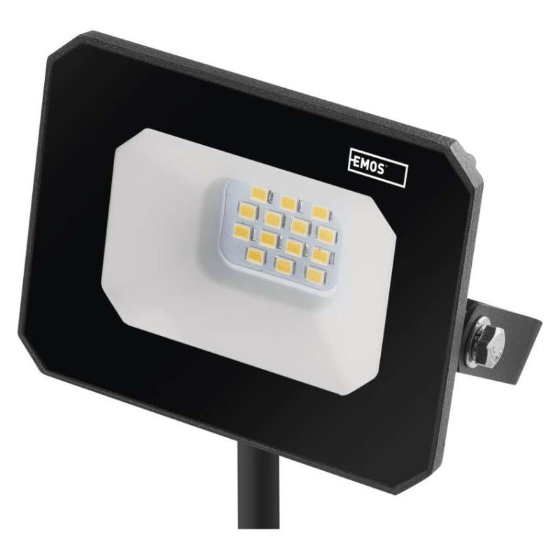 Reflektor EMOS Simpo LED / 10W / IP65 / 1 000 lm / černý