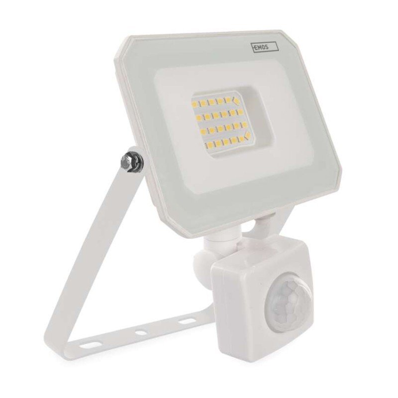 Reflektor EMOS Simpo s pohybovým senzorem LED / 20W / IP44 / 2 000 lm / bílý