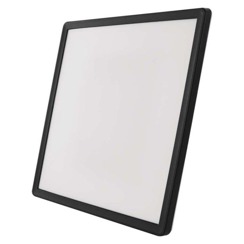 Svítidlo EMOS Flori přisazené čtvercové LED / 22W / IP20 / 2 200 lm / černé