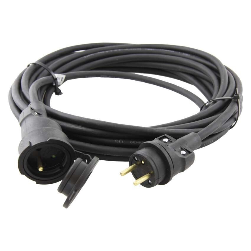 Kabel prodlužovací EMOS 20 m / 1 zásuvka / 1,5 mm2 / černý