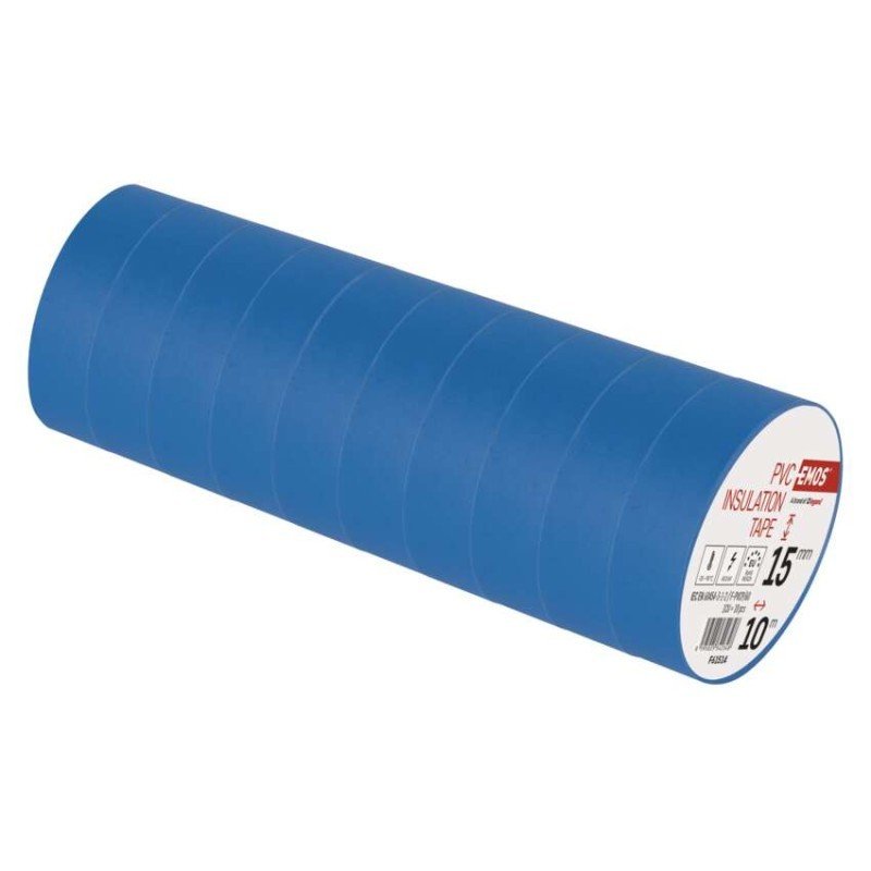 Páska izolační EMOS PVC 15 mm × 10 m modrá