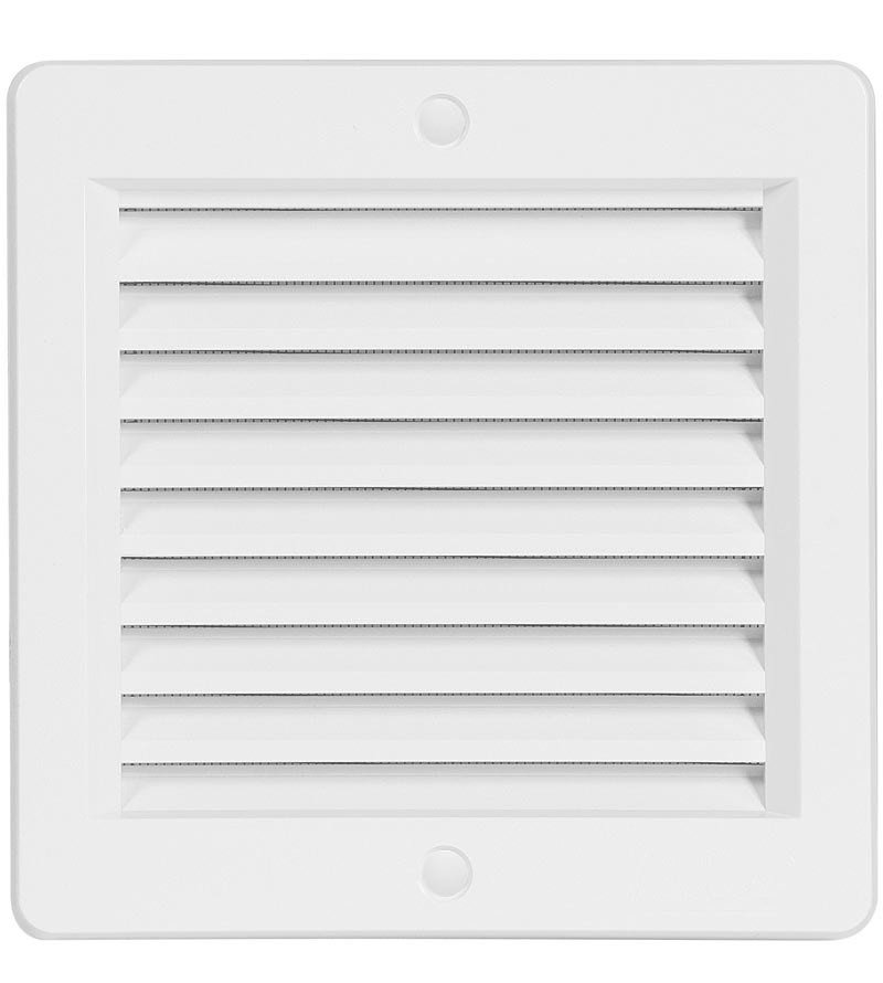 Mřížka větrací Haco 150×150 mm plastová bílá