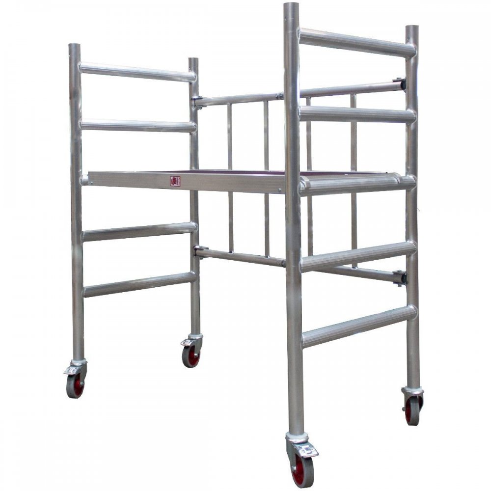 Lešení skládací úzké Jumbo 128×74 cm 1,55 / 3,55 m