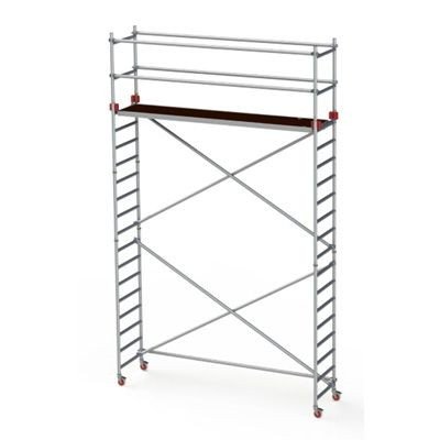 Lešení profesionální Jumbo Pro Single Towers 178×74 cm 4,2 / 6,2 m