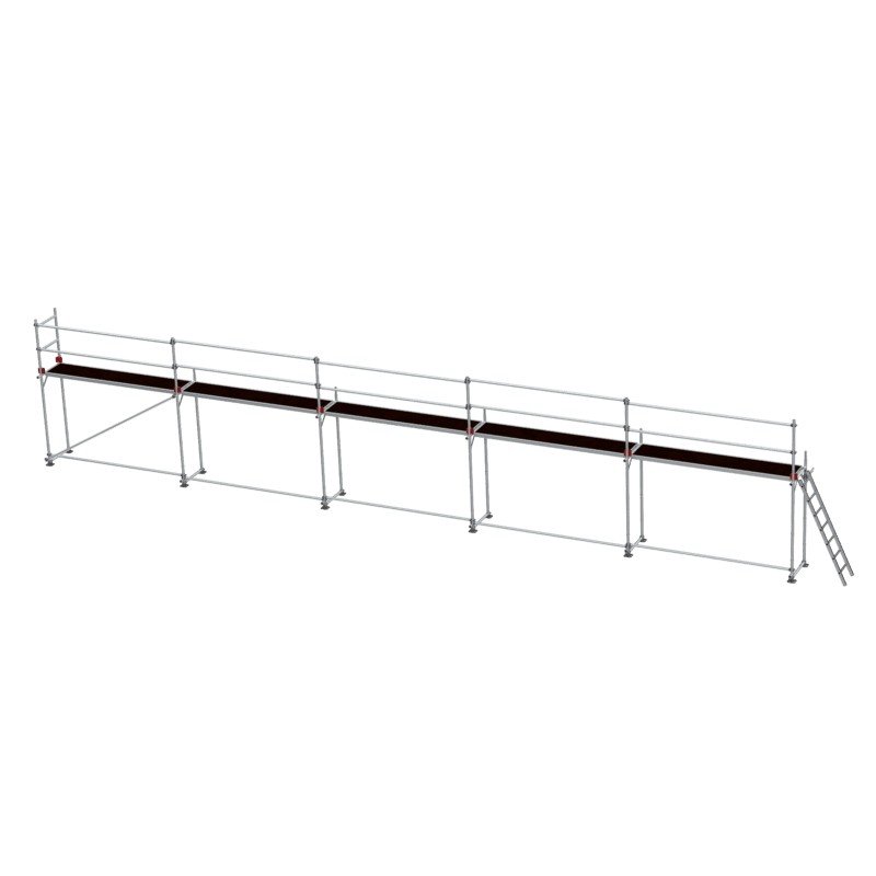 Lešení fasádní Jumbo Superflex Pro se zábradlím 2×15 m