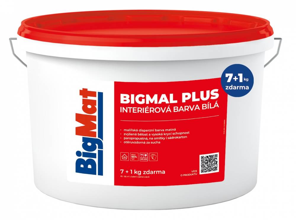 Barva malířská BigMal Plus 7+1 kg