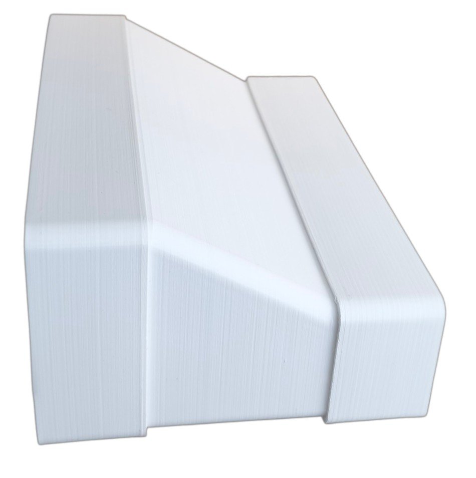 Redukce ventilační Haco RP 220×55/220×90 mm plastová